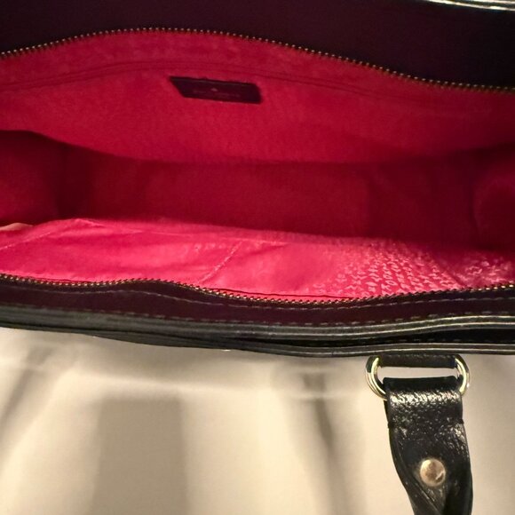 Kate Spade Black Leather Tote - Picture 9 of 14